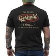 Das Ist Ein Gerhold Ding Das Würdest Du Nicht Verstehen Gerhold Name T-Shirt mit Rückendruck