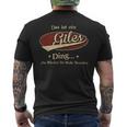 Das Ist Ein Giles Ding Das Würdest Du Nicht Verstehen Giles Name T-Shirt mit Rückendruck