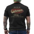 Das Ist Ein Laakmann Ding Das Würdest Du Nicht Verstehen Laakmann Name T-Shirt mit Rückendruck