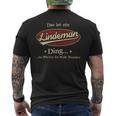 Das Ist Ein Lindeman Ding Das Würdest Du Nicht Verstehen Lindeman Name T-Shirt mit Rückendruck