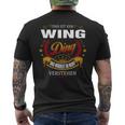 Das Ist Ein Wing Ding Das Würdest Du Nicht Verstehen Wing Name T-Shirt mit Rückendruck