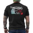 Día De Sanalentín Amor Monstruo Monstruos Necesitan Amor También Camiseta Hombre Estampado Espalda