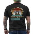 Día Del Padre Chicos Gamer Nivel Abuelo Desbloqueado Gaming Camiseta Hombre Estampado Espalda