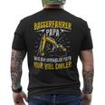 Digger Driver Dad Construction Machine Digger Driver Slogan T-Shirt mit Rückendruck