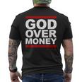 Dios Sobre El Dinero Camiseta Hombre Estampado Espalda