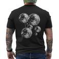 And Disco Ball Pattern 70S 80S Retrointage T-Shirt mit Rückendruck