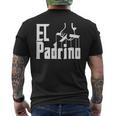 Divertido El Padrino Para Padrino Español Camiseta Hombre Estampado Espalda