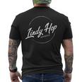 Divertido Lindy Hop Swing Dance Camiseta Hombre Estampado Espalda