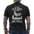 Divertido Pollo & Gallina Agricultor Necesitas Más Pollos Camiseta Hombre Estampado Espalda