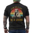 Don't Be A Lady Be A Legend Vintage Men's T-shirt Back Print