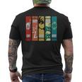 Eat Sleep Anime Gaming Repeat Kawaii Anime Manga Men's T-shirt Back Print