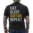 Eat Sleep Répétition De Guitare – Cadeau Pour Guitariste Et Amateur De Guitare T-shirt imprimé au dos