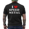 Me Encanta El Speed Metal Me Encanta El Speed Metal Camiseta Hombre Estampado Espalda