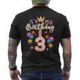 Es Mi Rosquilla De 3 Años Feliz Niña De 3 Años Camiseta Hombre Estampado Espalda