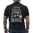 Es Una Cosa De La Ciencia No Lo Entenderías Científico Camiseta Hombre Estampado Espalda
