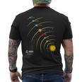 Esa Sistema Solar Planetas Sol Orbita Camiseta Hombre Estampado Espalda