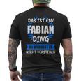 Fabian Name First Name T-Shirt mit Rückendruck