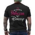 My Favorite Princess Calls Me Daddy Daughter Fathers Day Men Men's T-shirt Back Print