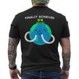 Finally Achieved World Peace On Earth Pun World Peas Tank Top Men's Back Print T-Shirt