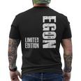 First Name Limited Edition Birthday For Egon T-Shirt mit Rückendruck