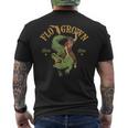 Flo Grown Florida Grown Rodeo Alligator Rider Southern Men's T-shirt Back Print