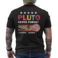 Never Forget Pluto Retrointage 1930 2006 Idea T-Shirt mit Rückendruck