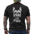 French Bulldog Papa- Frenchie French Bulldog S T-Shirt mit Rückendruck