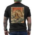 Capybara Ramen Noodle Japanese Anime Manga Kawaii Men's T-shirt Back Print