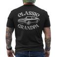 Grandpa Classic Car Graphic Family Grandpa Fathers Day Men's T-shirt Back Print