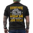 Hr Business Partner Job Title Camiseta Hombre Estampado Espalda