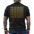 Mustard Vintage Parody Cool Hip Hop Music Graphic Men's T-shirt Back Print