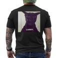 Silly Meme Cat Brainrot Meme Gen Z Meme Men's T-shirt Back Print