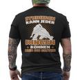 Wrestler Ringer For Fighters & Wrestlers T-Shirt mit Rückendruck