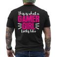 Gamer Gaming Zocken Zockerideospiele Streamer T-Shirt mit Rückendruck