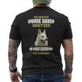 With German Shepherd Dog T-Shirt mit Rückendruck