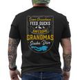 Some Grandmas Feed Ducks Awesome Grandmas Scuba Dive Men's Back Print T-Shirt