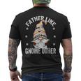 Grandpa Fathers Day Gnome For And Best Dad Pun Men's T-shirt Back Print