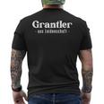 Grantler Aus Passion Bayern Gaudi Mouthart Dialect T-Shirt mit Rückendruck