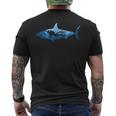 Great Shark Diver Scuba Diving Men's Back Print T-Shirt
