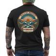 Gulf Of Mexico Foreverintage Retro S T-Shirt mit Rückendruck