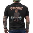 Gympanse Bodybuilding Fitness Gym T-Shirt mit Rückendruck