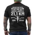 Half Marathon Running Marathon Participant Half Marathon Runner T-Shirt mit Rückendruck