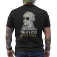 HamiltonShirt Talk Less Smile More Creative-01 Men's Back Print T-Shirt