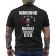 Hannes Nameorname Spruch Bier Biertrinker T-Shirt mit Rückendruck