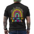 Happy 100 Days Of School Students Where The Adventure Begins Men's T-shirt Back Print