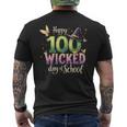 Happy 100 Wicked Days Of School 100 Days Of School Costume Men's T-shirt Back Print