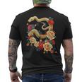 Happy Lunar New Year 2025 Year Of The Snake Zodiac T-Shirt mit Rückendruck