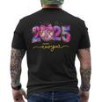 Happy New Year 2025 Pink Coquette Party Family Matching 2025 T-Shirt mit Rückendruck