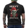 Heavy Metal Navidad Rock Navidad Camiseta Hombre Estampado Espalda