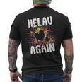 Helau Again Carnival Party Costume Confetti T-Shirt mit Rückendruck